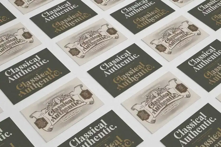 فونت انگلیسی کلاسیک Classical Authentic - 13