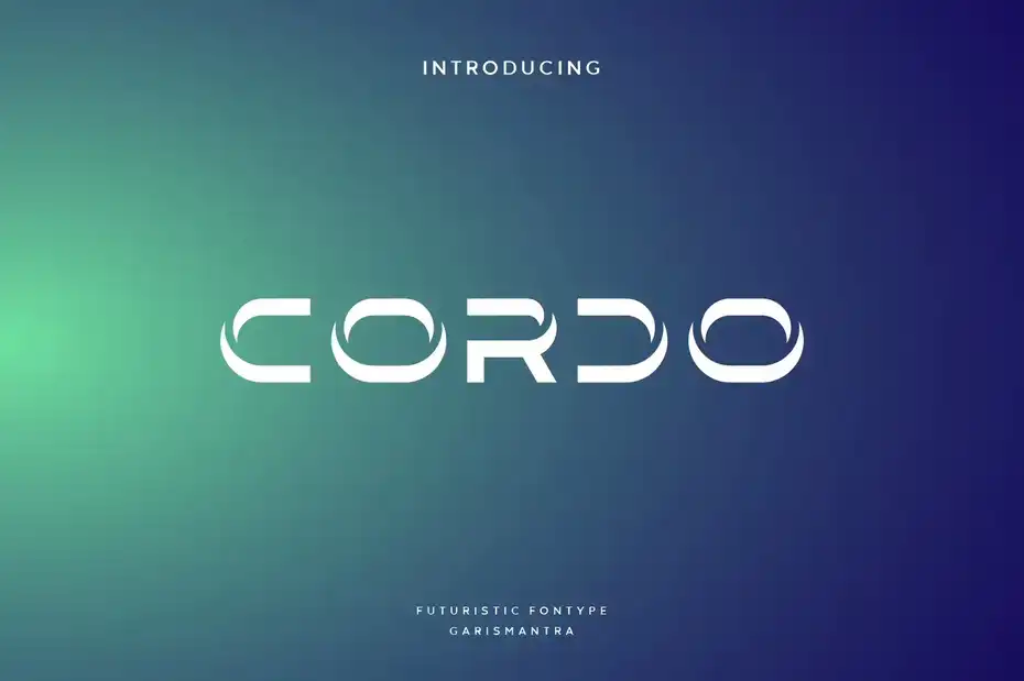 فونت انگلیسی مدرن Cordo - 3