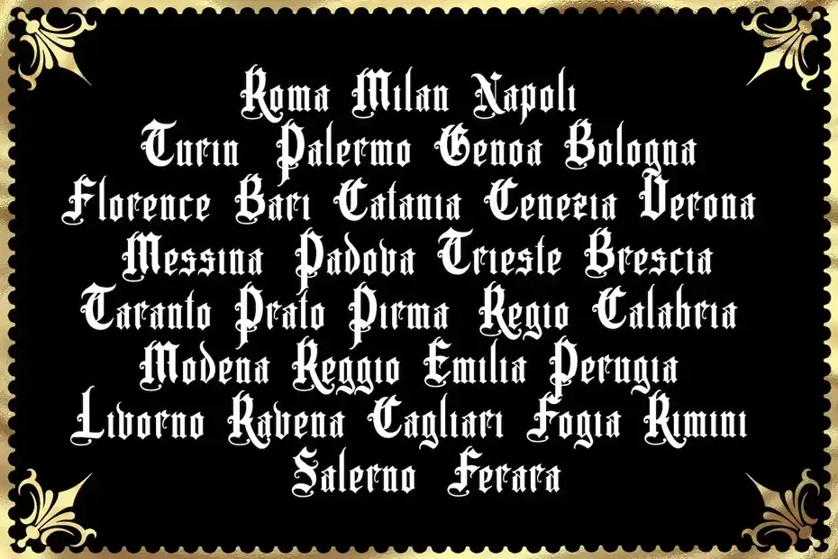 فونت انگلیسی تاتو Crowers luxury Blackletter - 5