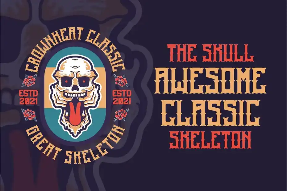 فونت انگلیسی کلاسیک Crownheat Classic Display Typeface - 3