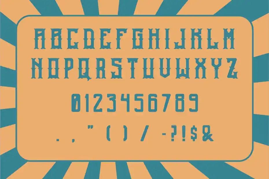 فونت انگلیسی کلاسیک Crownheat Classic Display Typeface - 5