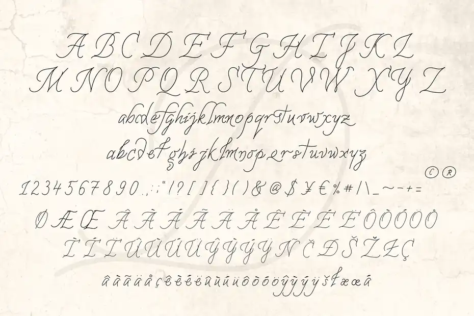 دانلود فونت انگلیسی کلاسیک DAENERYS Serif and Script Font Duo - 12 فونت انگلیسی کلاسیک DAENERYS Serif and Script Font Duo - 11