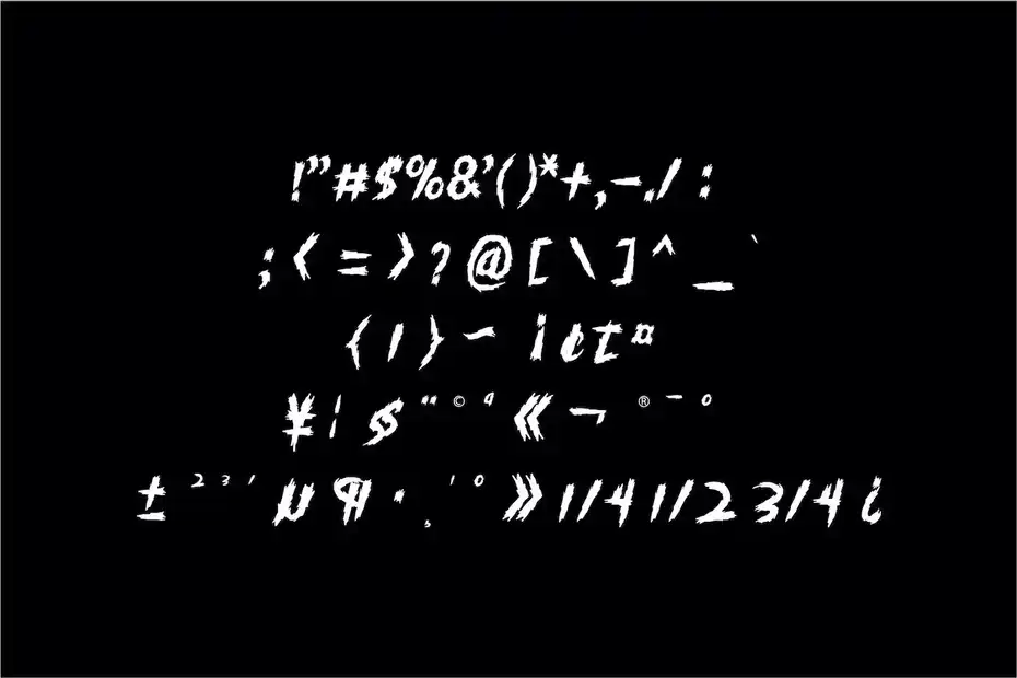 فونت انگلیسی ترسناک Darkmodel Horror Gothic Typeface - 5