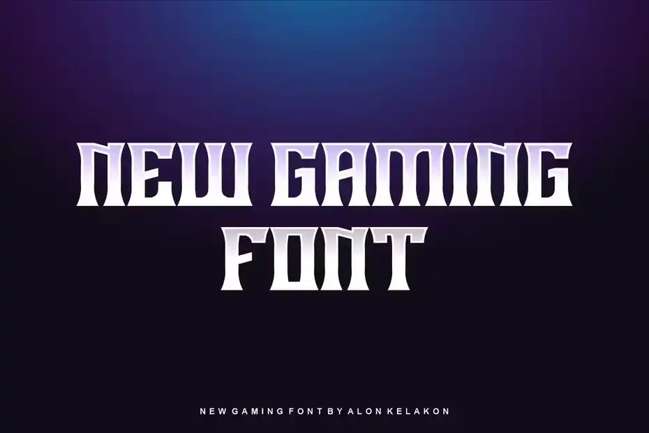 فونت انگلیسی گیمینگ Dasner Gaming - 1