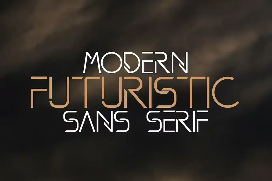 فونت انگلیسی مدرن DAVINCI FONTS | MODERN SANS - 5