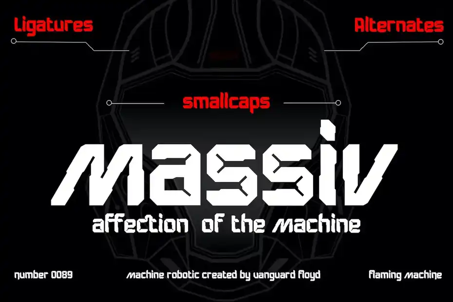فونت انگلیسی گیمینگ Devans - Scifi Game Font - 7