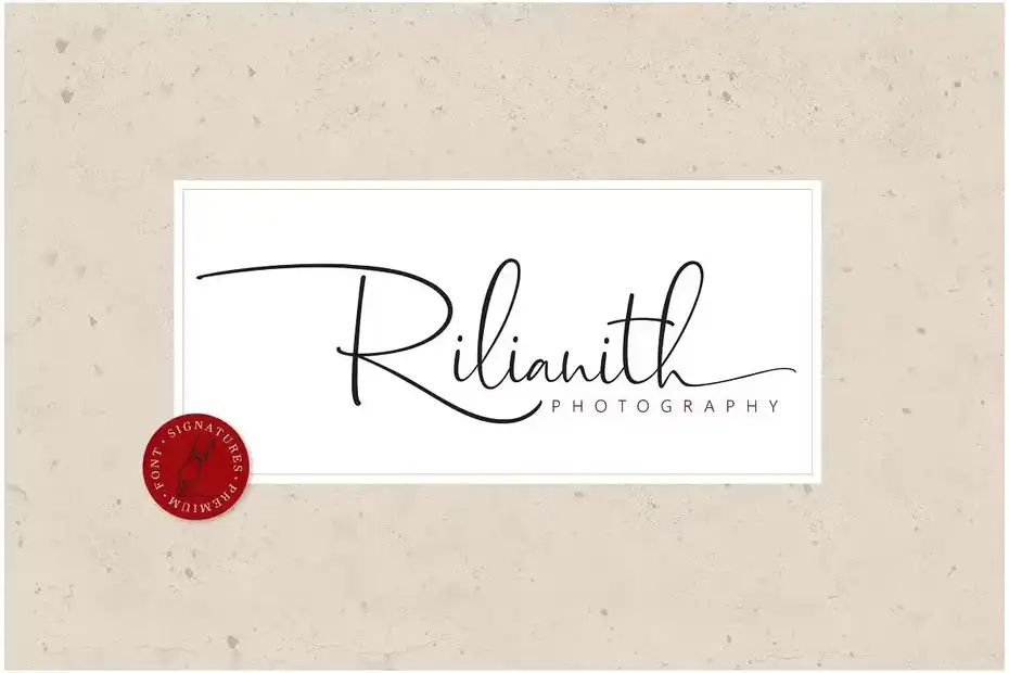 فونت انگلیسی به سبک امضا Dhanikans Signature - 15