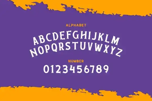 فونت انگلیسی فانتزی Dia De Martini Font - 9