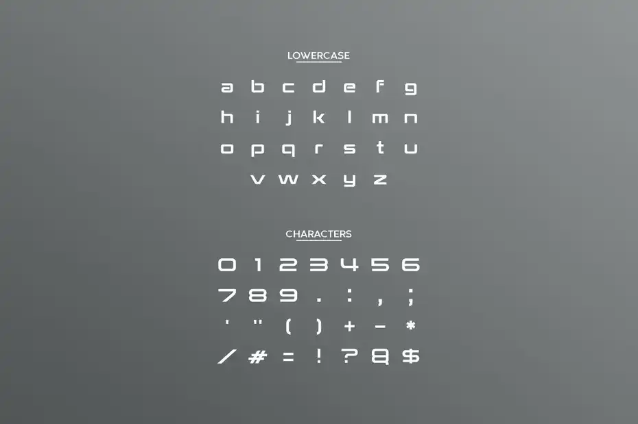 فونت انگلیسی مدرن Dioropen - 3