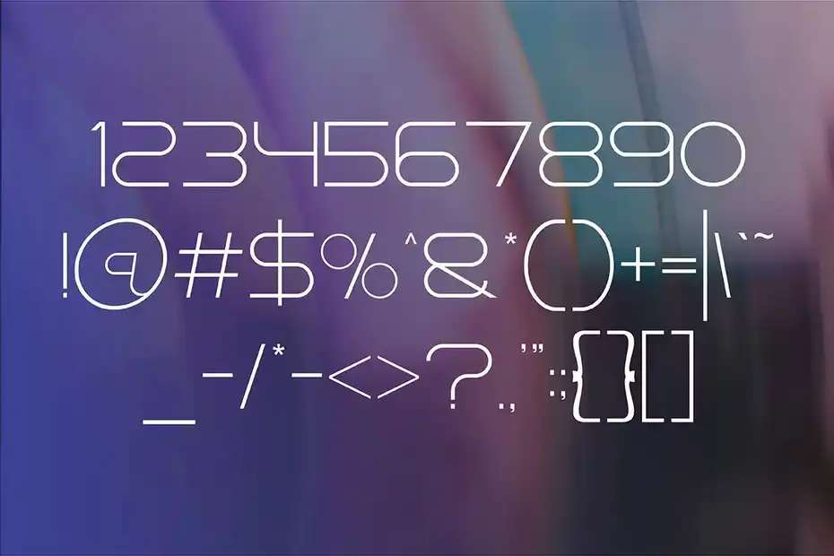 فونت انگلیسی مدرن Exposure Modern Sans - 3
