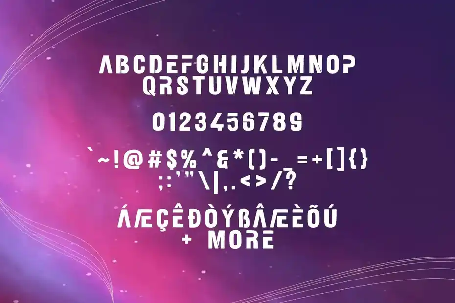 فونت انگلیسی لوگو Falze - Futuristic Logo Font - 7