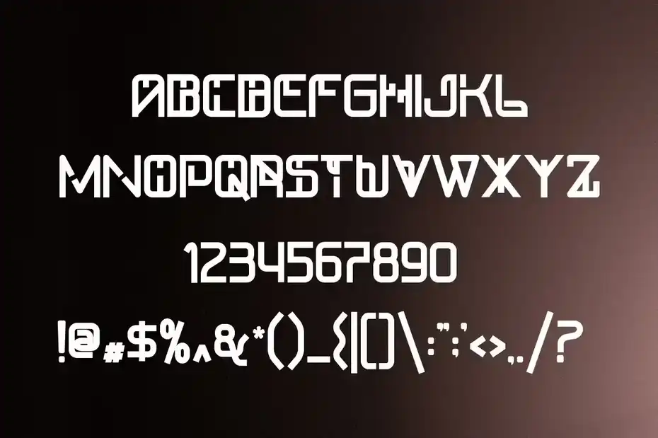 فونت انگلیسی لوگو Fascal - Display Logo Font - 3