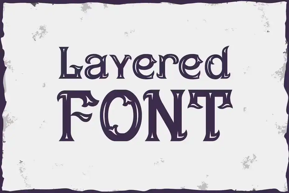 فونت انگلیسی تاتو Fire Needle - Tattoo Salon Label Font - 1