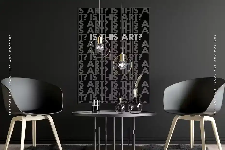 فونت انگلیسی گرافیکی Fiver - Display Font - 1