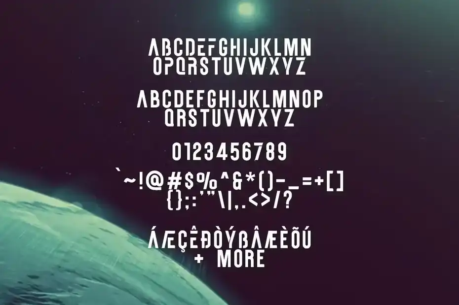 فونت انگلیسی لوگو Flazeus - Futuristic Logo Font - 11