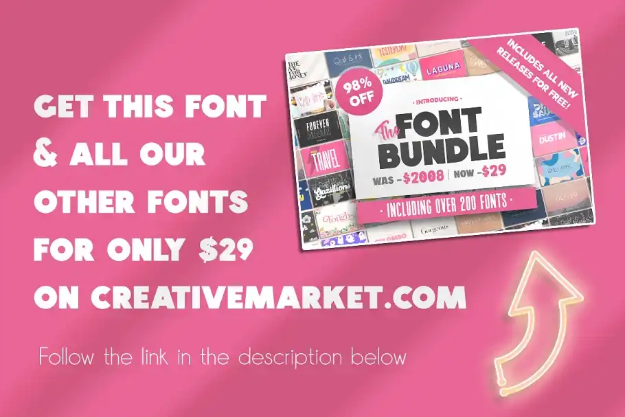 فونت انگلیسی مدرن Forever Freedom Font Family - 15