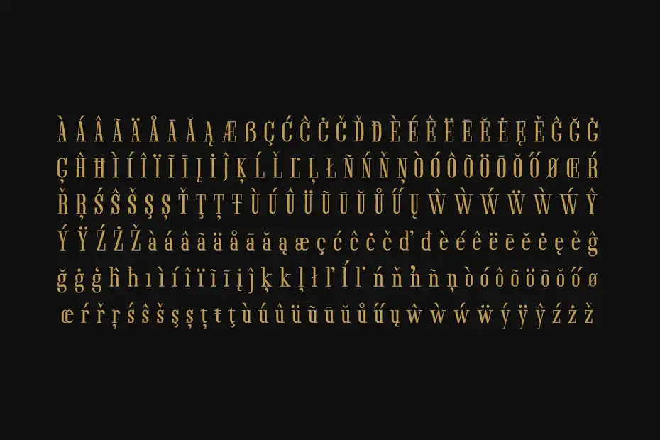 فونت انگلیسی گرافیکی Furano Gyo Font - 9