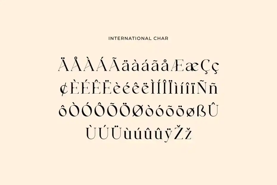 فونت انگلیسی کلاسیک Gashingtone Classic Serif Font - 17