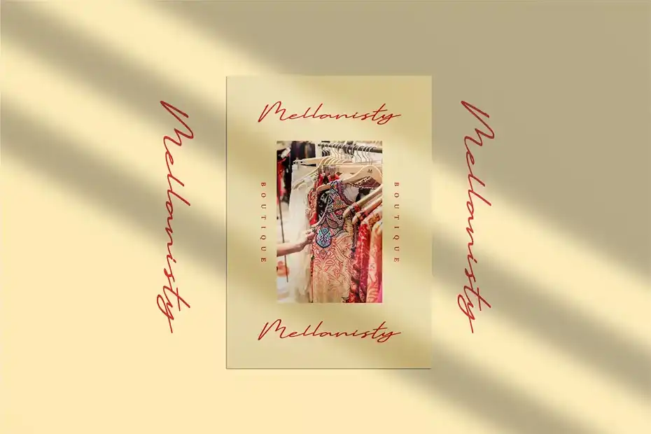 فونت انگلیسی پیوسته Gellathy | Handwritten Font - 1