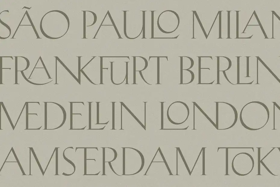 فونت انگلیسی کلاسیک Giovanna - Luxury Serif - 1