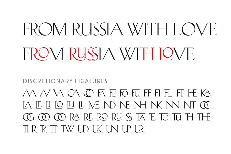 فونت انگلیسی کلاسیک Giovanna - Luxury Serif - 19