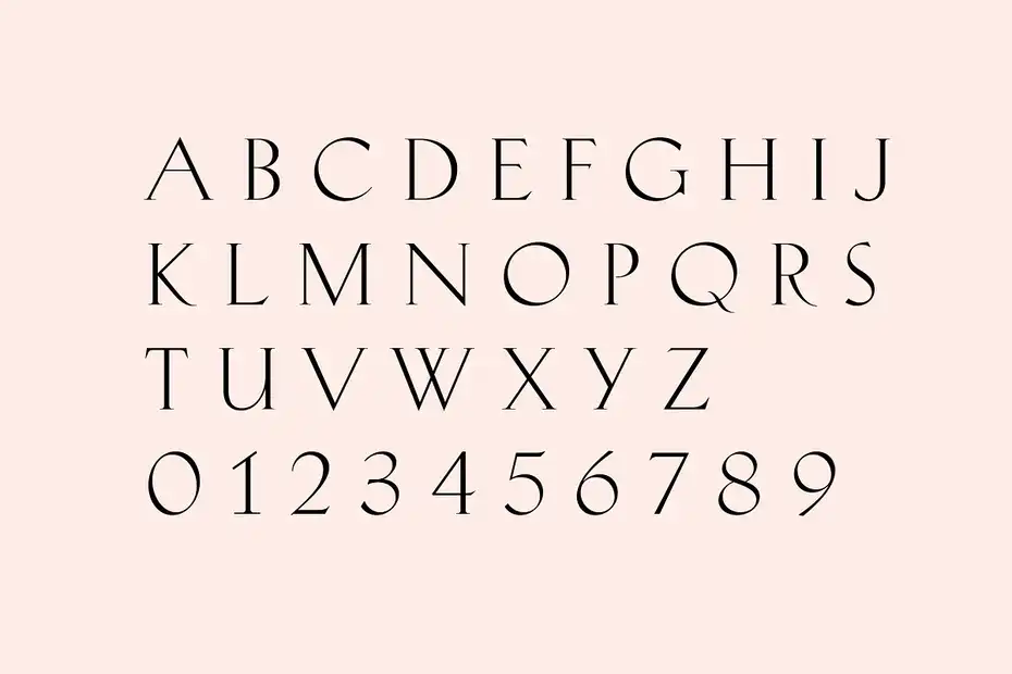 فونت انگلیسی کلاسیک Giovanna - Luxury Serif - 21