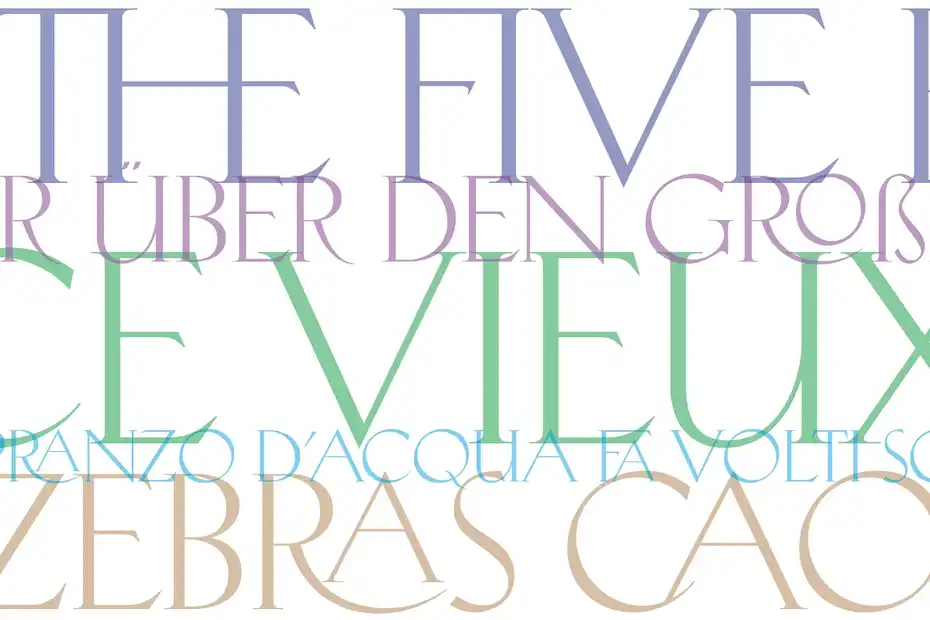 فونت انگلیسی کلاسیک Giovanna - Luxury Serif - 13
