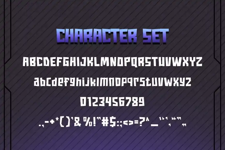 فونت انگلیسی گیمینگ Good Game - Gaming Kids Font - 13