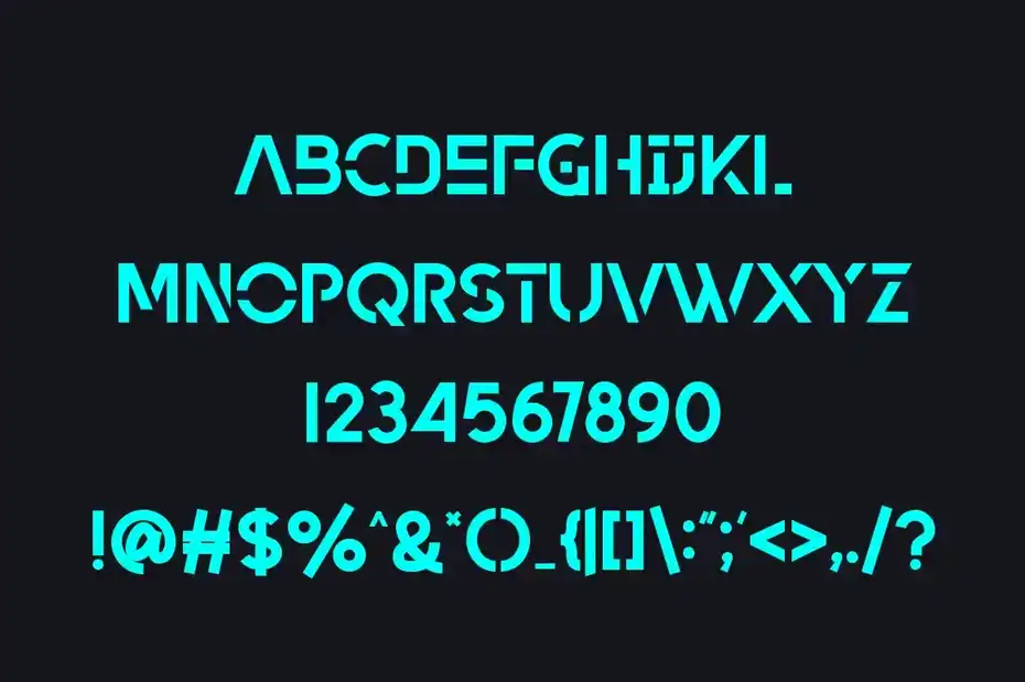 فونت انگلیسی لوگو Haksen - Logo Font - 9