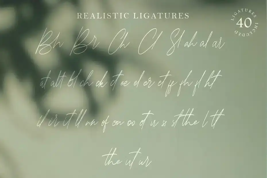 فونت انگلیسی به سبک امضا Halmaherra Signature - 5