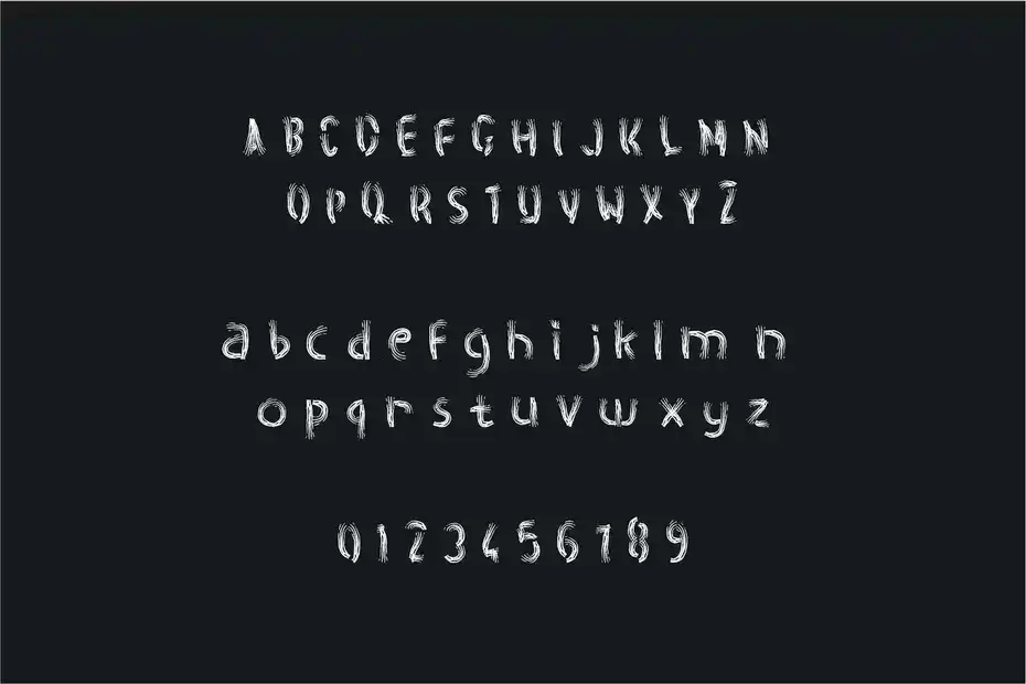 فونت انگلیسی ترسناک handloween horror font - 1