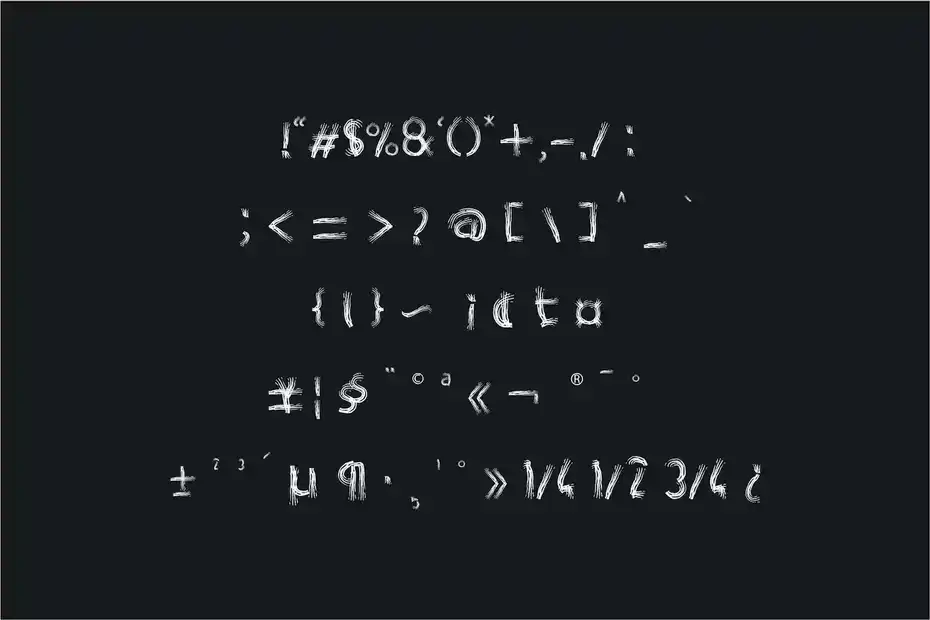 فونت انگلیسی ترسناک handloween horror font - 3