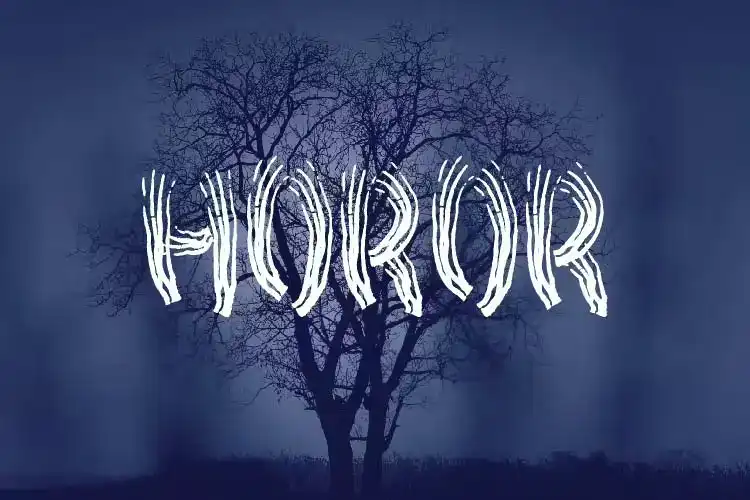 فونت انگلیسی ترسناک handloween horror font - 5