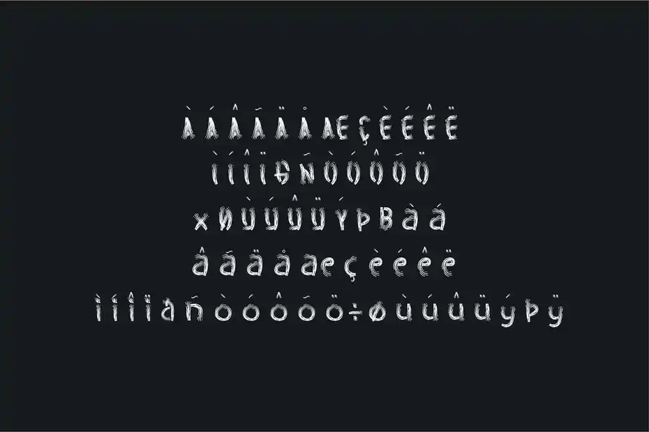 فونت انگلیسی ترسناک handloween horror font - 9