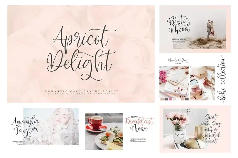 فونت انگلیسی دست نویس Handwritten Font Bundle - 1