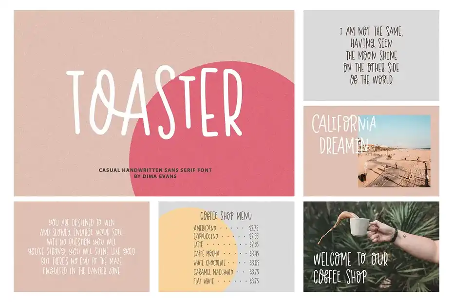 فونت انگلیسی دست نویس Handwritten Font Bundle - 29