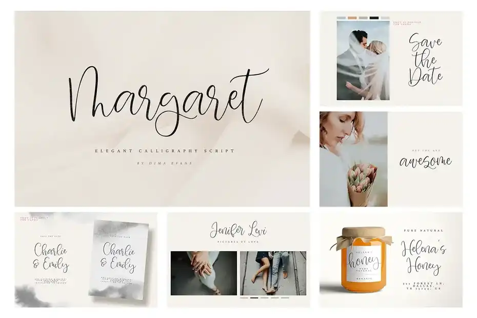 فونت انگلیسی دست نویس Handwritten Font Bundle - 15
