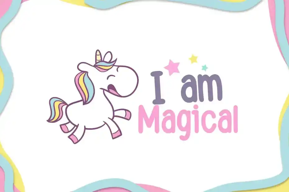 فونت انگلیسی فانتزی Happy Unicorn - 5