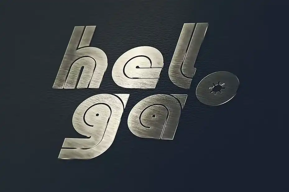 فونت انگلیسی هندسی Helga - Display Font - 7