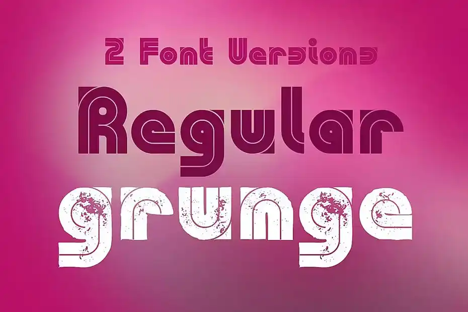 فونت انگلیسی هندسی Helga - Display Font - 11
