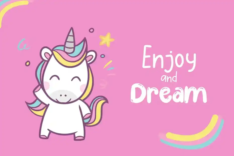 فونت انگلیسی فانتزی Hello Unicorn Font Duo - 9
