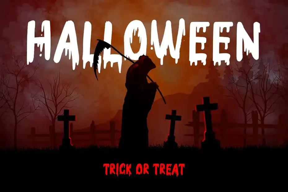 فونت انگلیسی ترسناک Horror - Bold Scary Font - 12