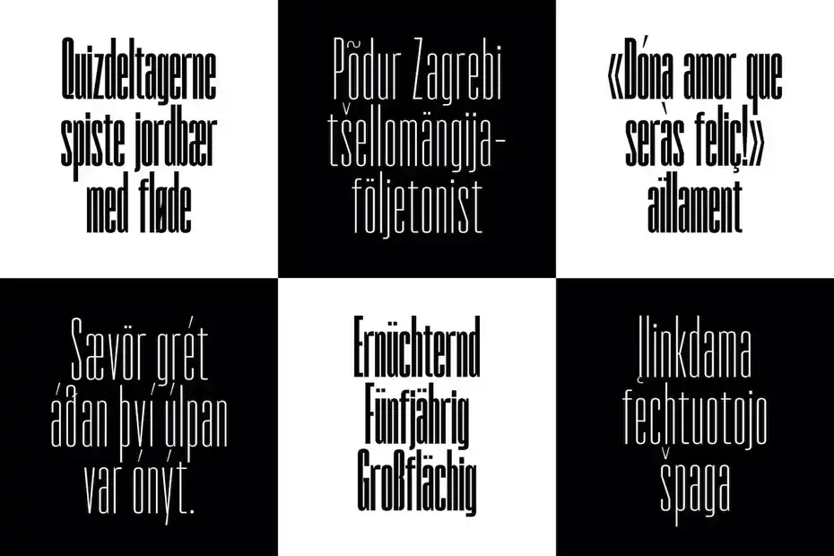 فونت انگلیسی مدرن Horse Pro Unique Sans Serif Font - 3