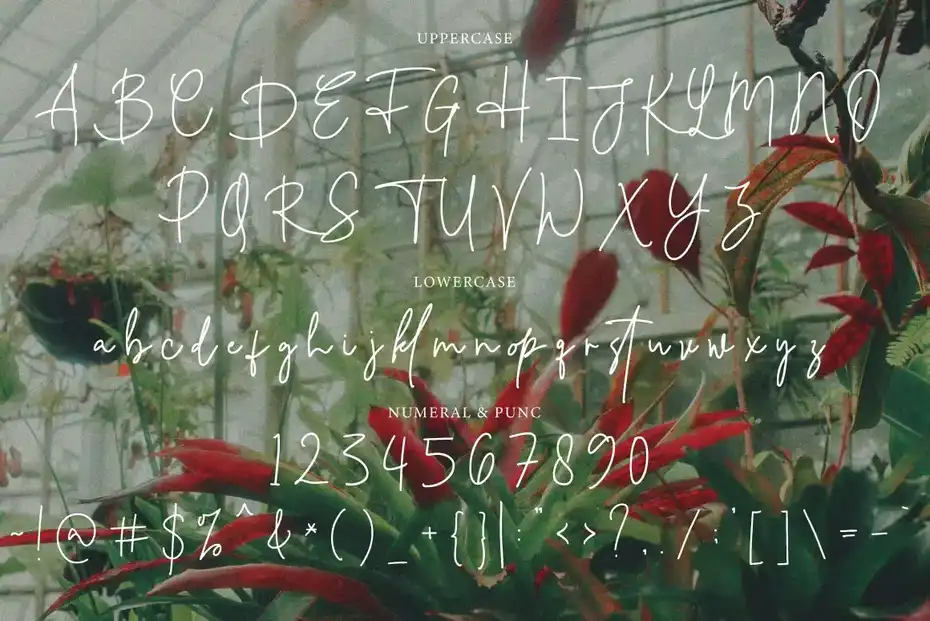 فونت انگلیسی به سبک امضا Hutellan Signature - 7