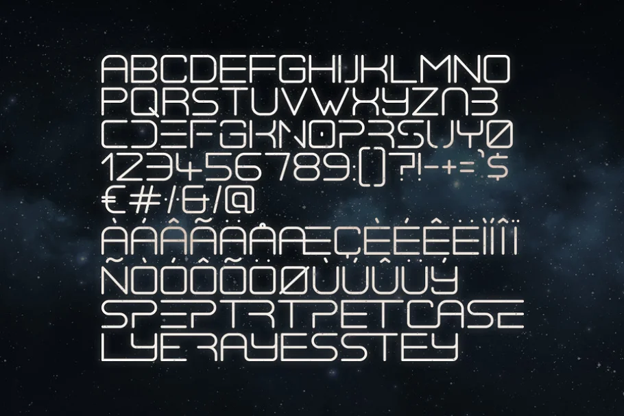 فونت انگلیسی مدرن Hyperion Typeface - 8
