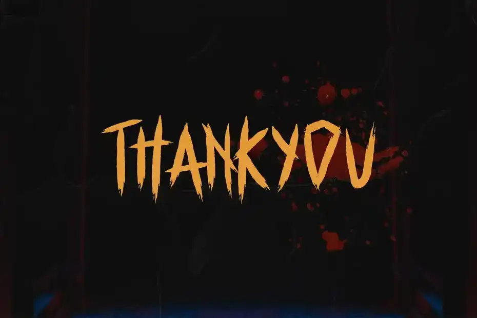 فونت انگلیسی ترسناک Impeilord - Horror and Scary Font - 3