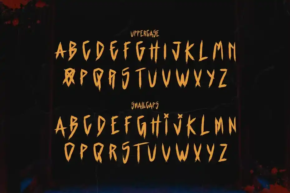 فونت انگلیسی ترسناک Impeilord - Horror and Scary Font - 9
