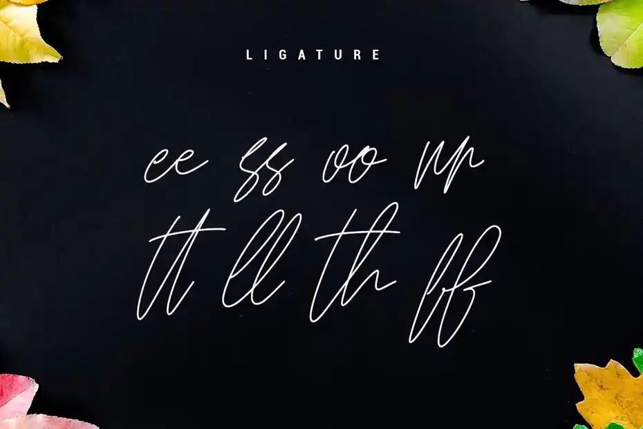 دانلود فونت انگلیسی به سبک امضا Kathilass - Signature Font - 2 فونت انگلیسی به سبک امضا Kathilass - Signature Font - 1