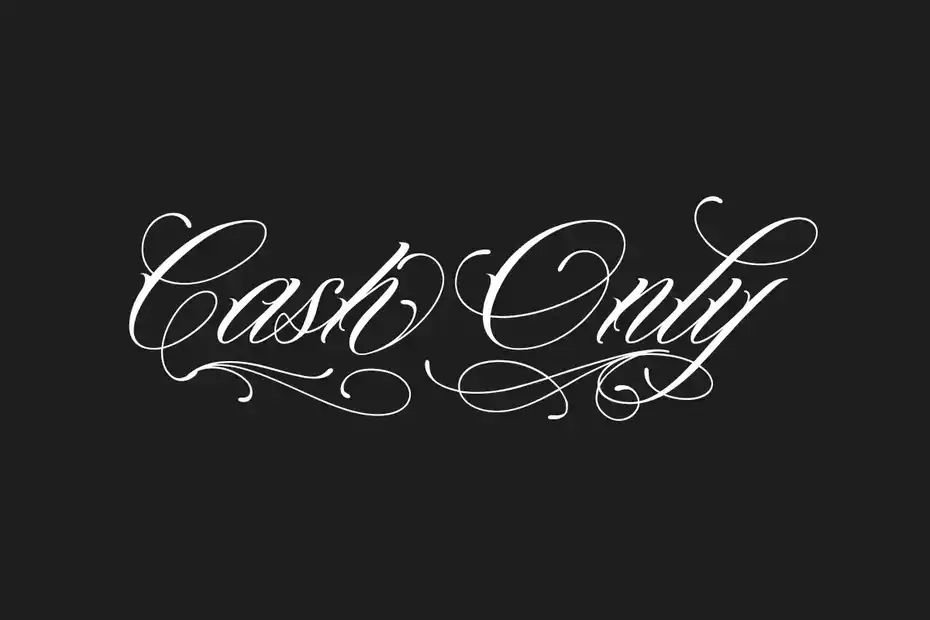 فونت انگلیسی تاتو Kingside | Tattoo Style - 1