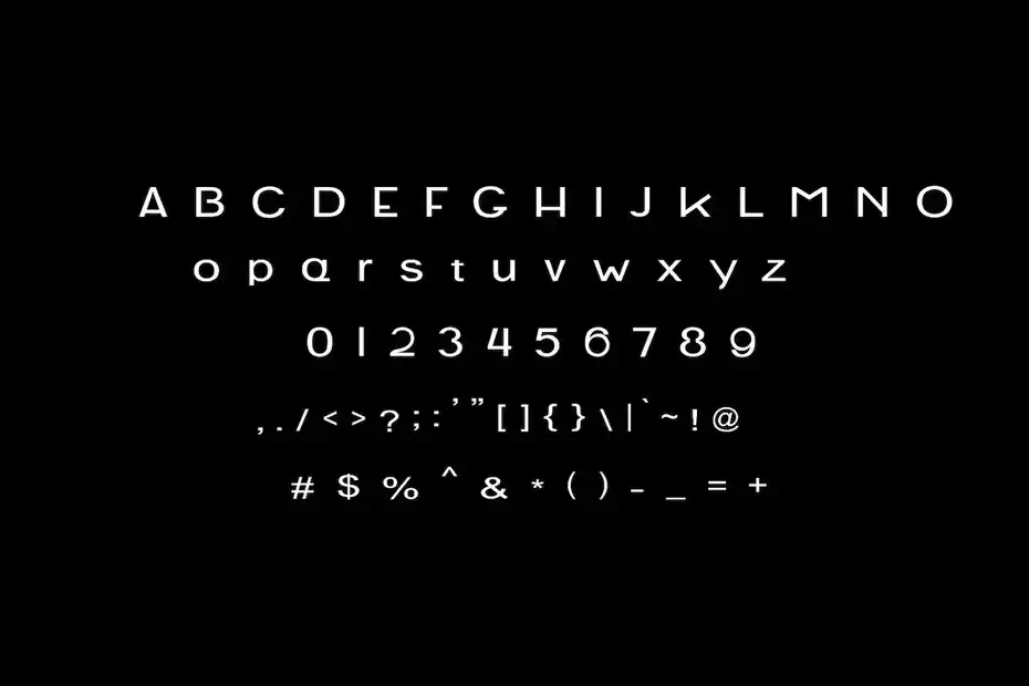 فونت انگلیسی ساده Kitery font - 1